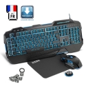 Empire Gaming Pack Hellhounds : clavier, souris et tapis à prix imbattable