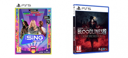 Concours : Gagnez Let's Sing 2026 et Vampire The Masquerade Bloodlines 2 sur PS5