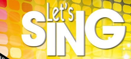 Chantez avec Let's Sing et Let's Sing and Dance