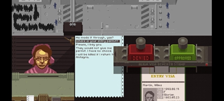 Le jeu de la semaine : Papers, Please