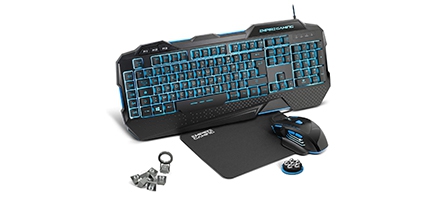 Empire Gaming Pack Hellhounds : clavier, souris et tapis à prix imbattable