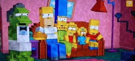 Les Simpsons se la jouent MineCraft