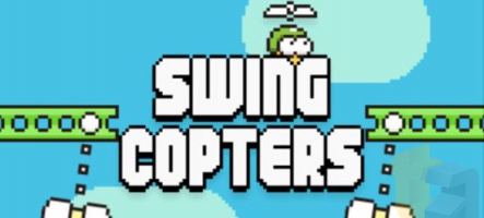 Swing Copters, le nouveau jeu du créateur de Flappy Bird