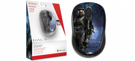 Microsoft sort la souris wireless mobile 3500 Halo Limited Edition