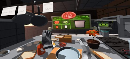 Job Simulator, le premier jeu du casque à réalité virtuelle HTC Vive