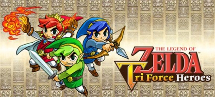 The Legend of Zelda: Tri-Force Heroes, un jeu en coop sur 3DS