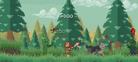 Forest Warrior : Une forêt, un guerrier, un pixel