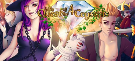 Epic Quest of the 4 Crystals, un p'tit jeu de rôle pour bien débuter la semaine ?