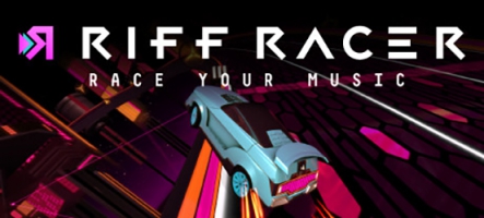 Riff Racer - Race Your Music! comme son nom l'indique