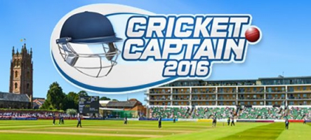 Cricket Captain 2016 est disponible