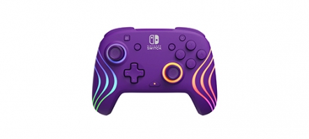 PDP Nintendo Switch Purple Afterglow Wave Wireless Controller With Motion