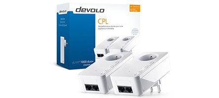 Concours : Gagnez un Starter kit CPL Devolo dLAN 1000 duo+