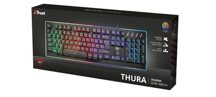 Trust GXT 860 Thura, un clavier semi-mécanique très abordable !