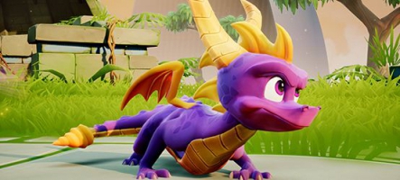 Spyro Reignited Trilogy met le feu