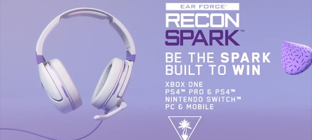 Turtle Beach Ear Force Recon Spark, un casque couleur lavande