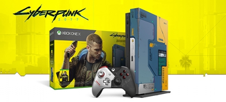 La Xbox One X aux couleurs de Cyberpunk 2077