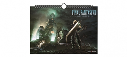 Idée cadeau de Noël : Calendrier 2021 Final Fantasy VII Remake