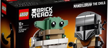 Idée cadeau de Noël : Lego Brick Headz Le Mandalorien et l'enfant