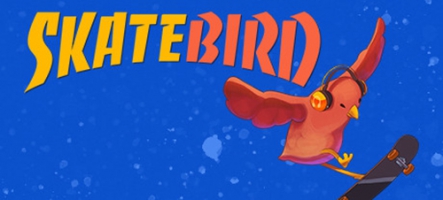 Skatebird, un jeu de skateboard... avec un oiseau, donc