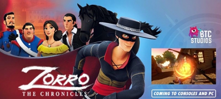 Zorro The Chronicles, The Game, pour la fin de l'année