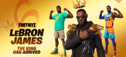 Fortnite, une nouvelle icone débarque : King James !