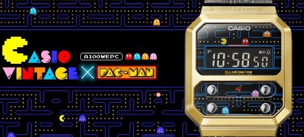 La marque de montres CASIO VINTAGE présente un modèle en collaboration avec PAC-MAN