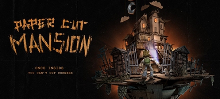 Paper Cut Mansion : horreur, roguelite et décors en papier