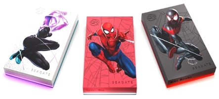 Seagate annonce trois disques durs inspirés de Spiderman