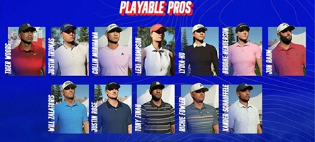 PGA TOUR 2K23 : révélation du roster de pros