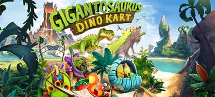 Gigantosaurus: Dino Kart, un jeu de kart, avec des dinosaures