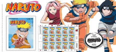 La Poste lance le timbre Naruto