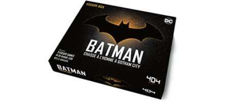 Idée Cadeau : Escape Box Batman - Chasse à l'homme à Gotham City