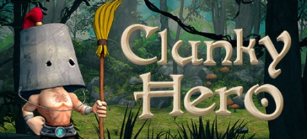 Clunky Hero, un héros avec un seau sur la tête