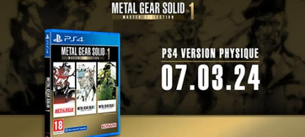 Metal Gear Solid Master Collection Volume 1 sort le 7 mars sur PS4