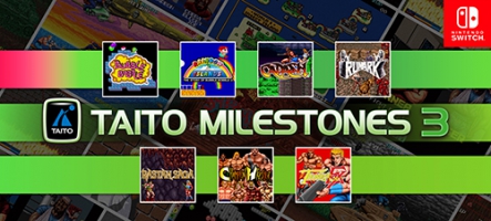 TAITO Milestones 3 pour la fin de l'année sur Nintendo Switch