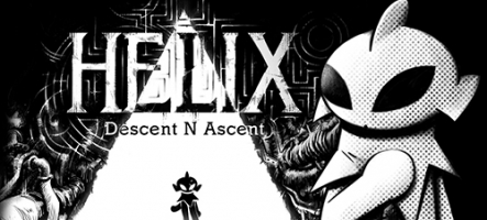 Helix: Descent N Ascent, un jeu noir et blanc