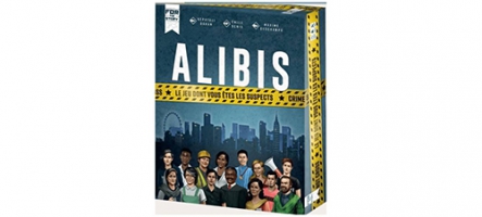 Alibis - Le jeu dont vous êtes les suspects, un jeu de société d'enquête