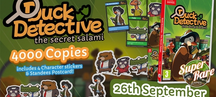 L’édition physique pour Switch de Duck Detective : The Secret Salami sort le 26 septembre