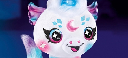 Peluche interactive licorne cosmique Airbrush Plush, de l'art divinatoire pour enfants !