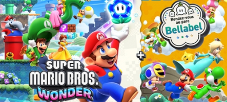 Super Mario Bros. Wonder – Nintendo Switch 2 Edition + Rendez-vous au parc Bellabel sort demain