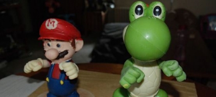 Mario et Yoshi à croquer