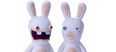 Les Peluches Lapins Crétins sont disponibles