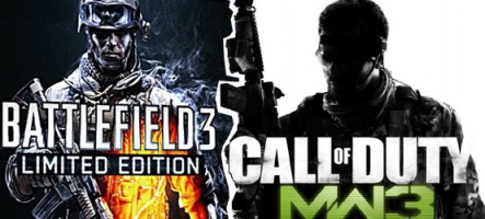 Battlefield 3 vs Call of Duty Modern Warfare 3 : Quel est le meilleur jeu ?